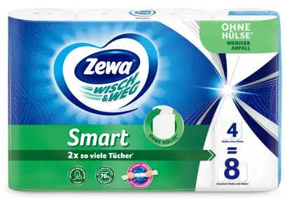 Innovation slider image for Zewa Wisch&Weg Smart Küchenrolle 2
