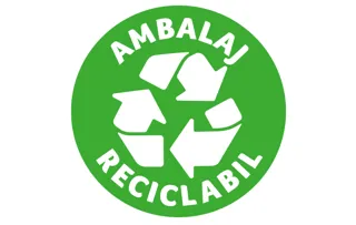 Ambalaj reciclabil, cu deschidere convenabilă pentru protecția hârtiei