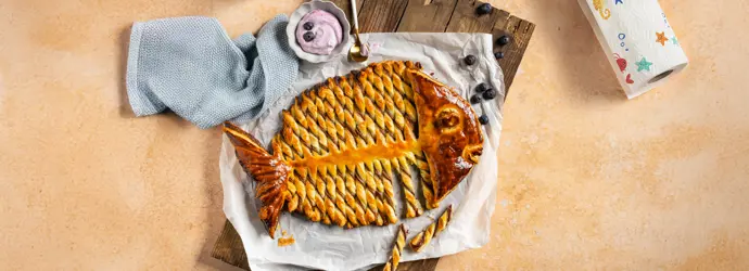 Blätterteig-Fisch